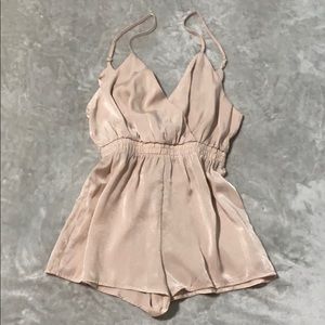 Naked Wardrobe Silk Romper